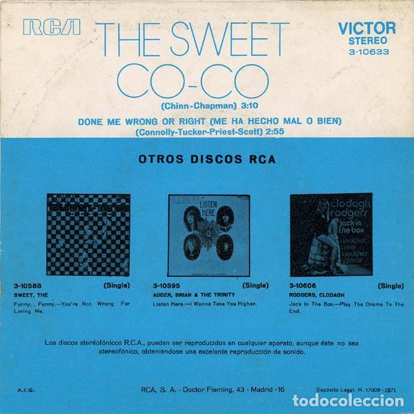 Discos de vinilo: The Sweet &lrm;&ndash; Co-Co..... - Foto 2