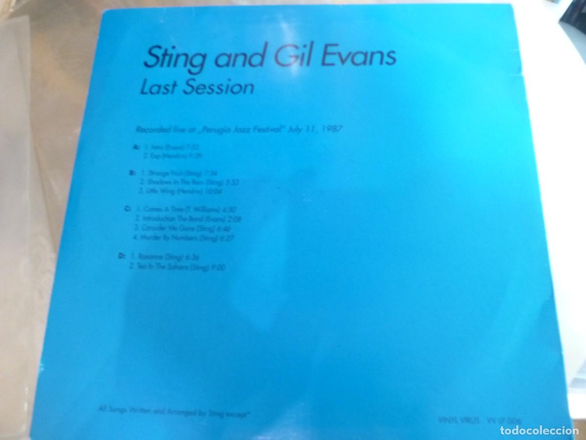 Discos de vinilo: Sting, Gil Evans And His Orchestra Last Session 2LP vg+ - Foto 2