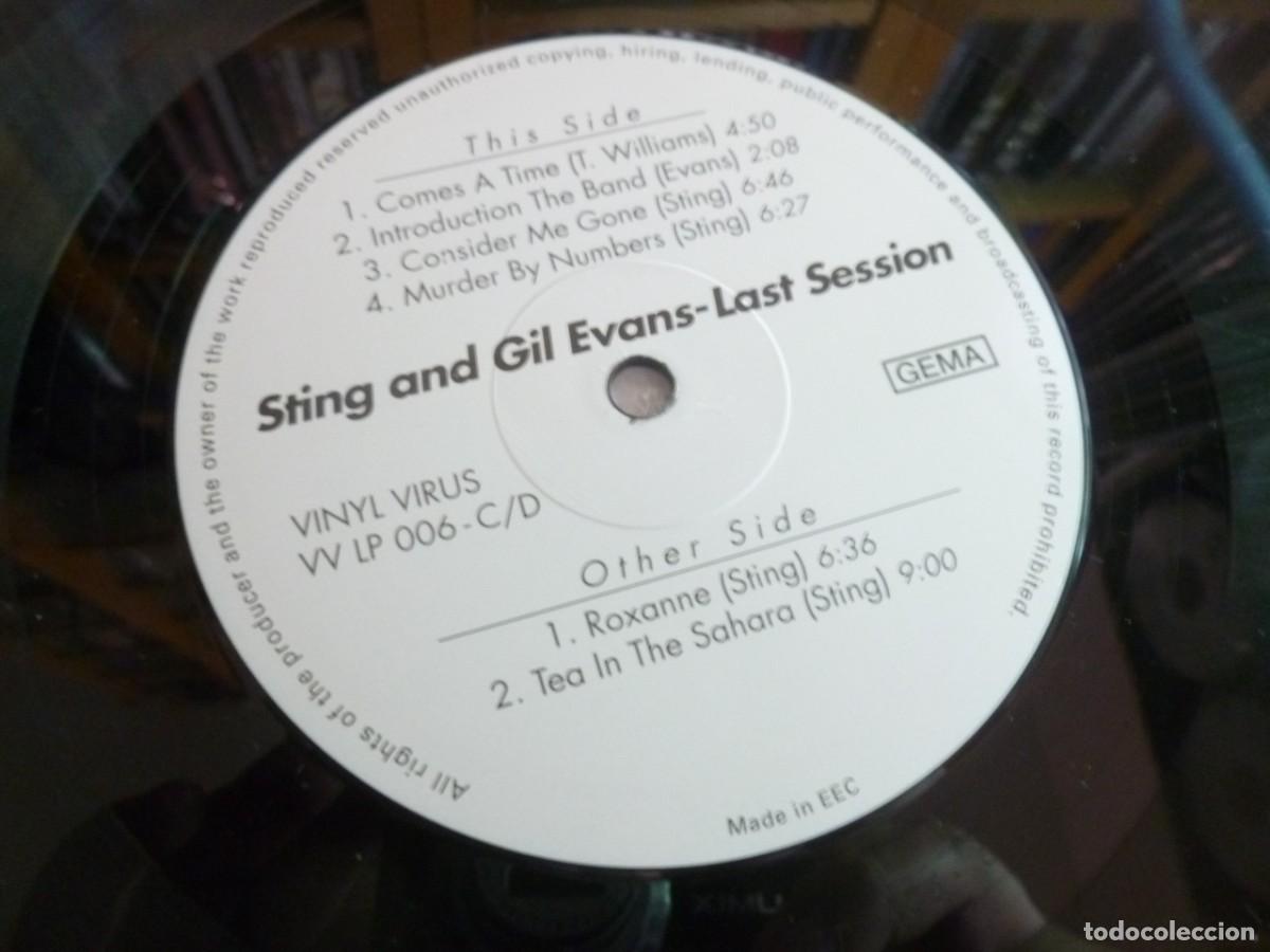 Discos de vinilo: Sting, Gil Evans And His Orchestra Last Session 2LP vg+ - Foto 7