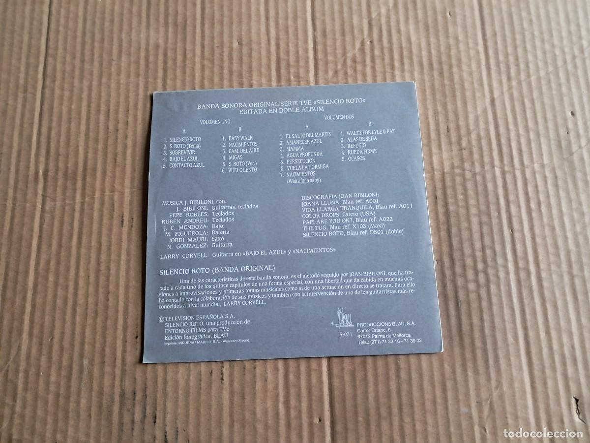 Discos de vinilo: JOAN BIBILONI - SILENCIO ROTO SINGLE 1987 - Foto 3
