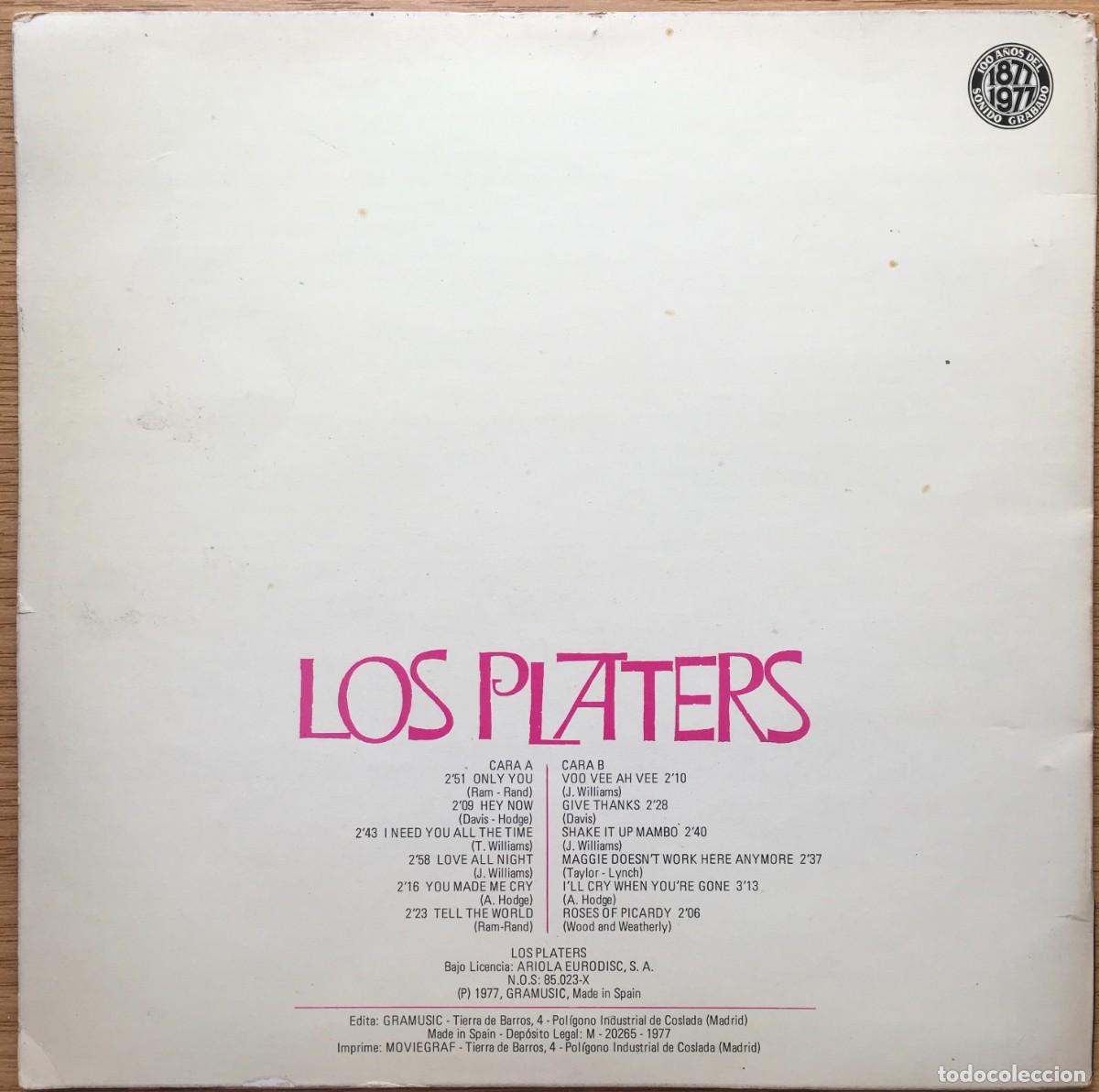 Discos de vinilo: Los Platers &ndash; Los Platers - Foto 2