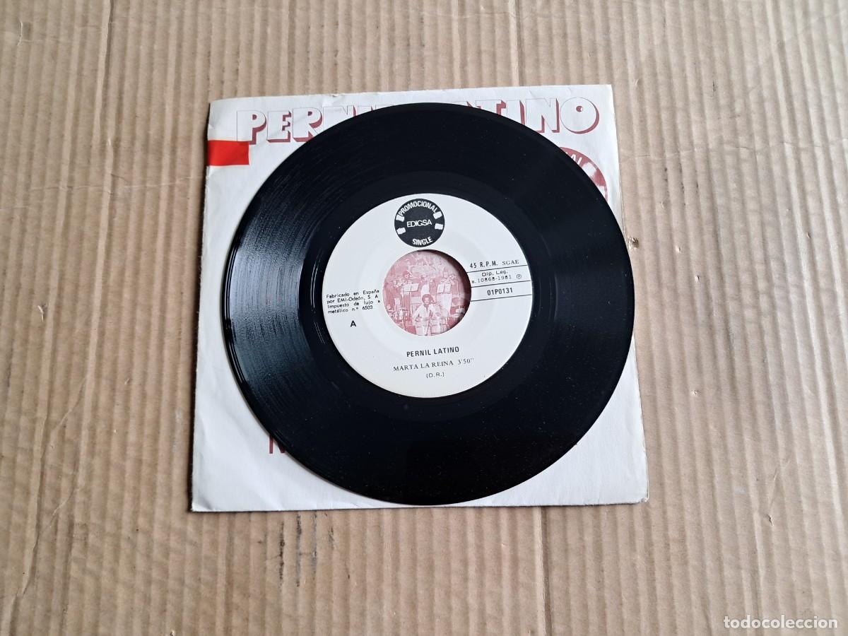 Discos de vinilo: PERNIL LATINO - MARTA LA REINA SINGLE 1981 - Foto 2