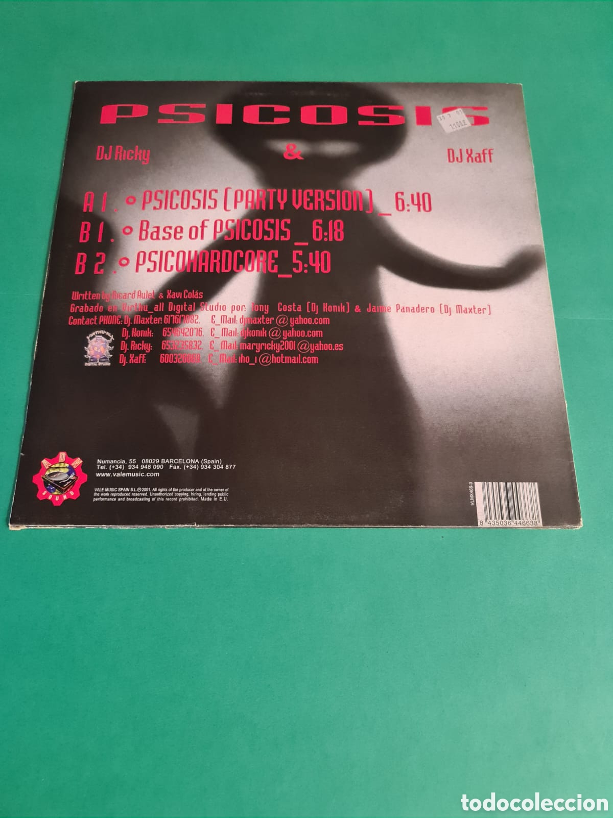 Discos de vinilo: Vinilo DJ Ricky & DJ Xaff. - Foto 4