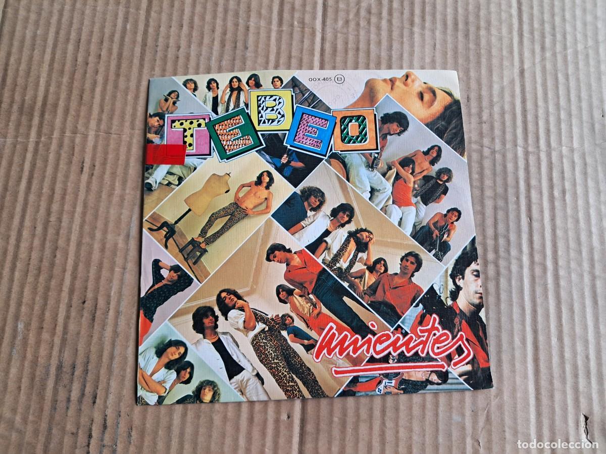 Discos de vinilo: TEBEO - MIENTES SINGLE PROMOCIONAL 1979 - Foto 1