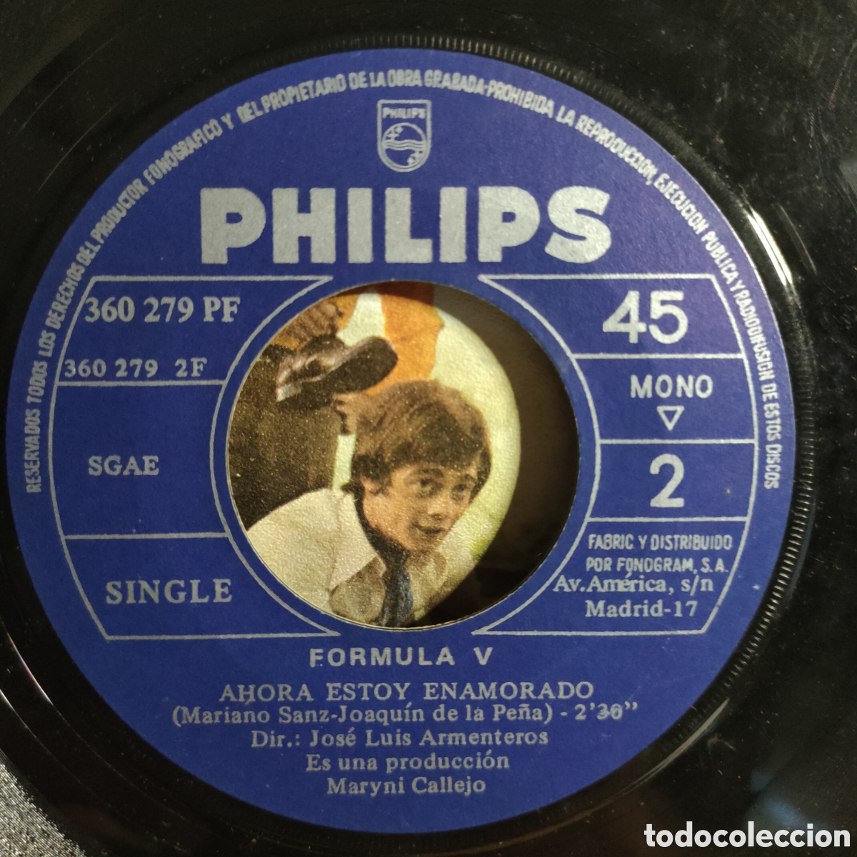 Discos de vinilo: Formula V &ndash; Cenicienta .1969 original Spain disco 7&rdquo; vinilo - Foto 4