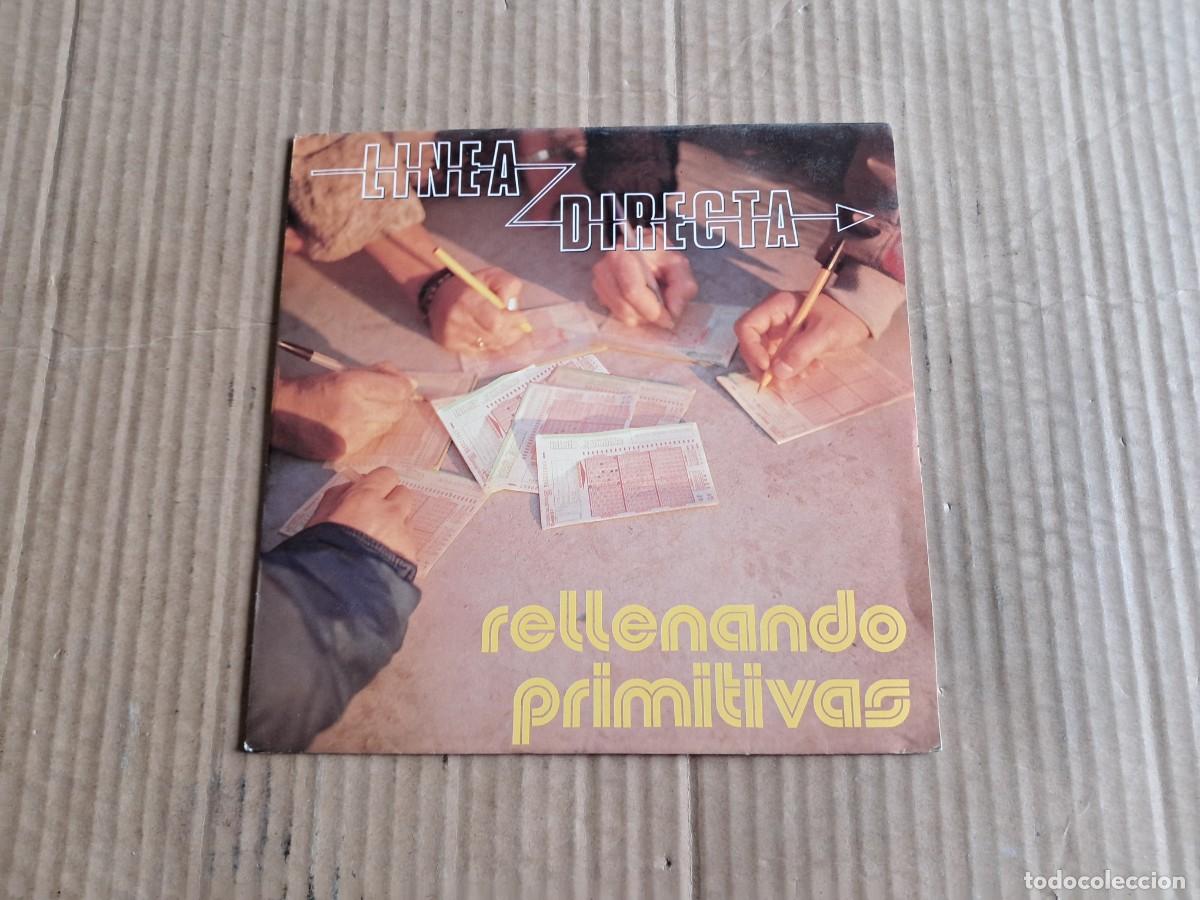 Discos de vinilo: LINEA DIRECTA - RELLENANDO PRIMITIVAS SINGLE 1988 - Foto 1