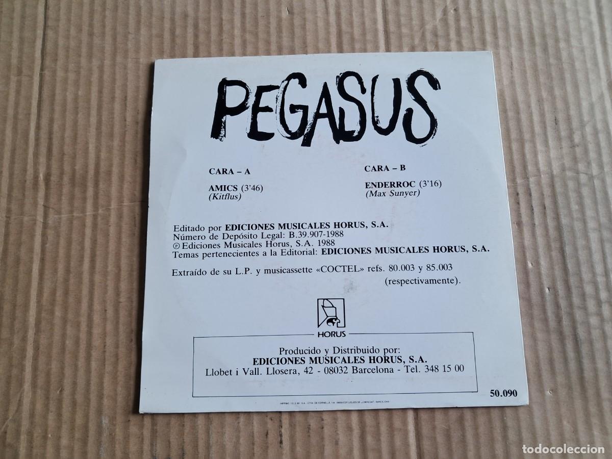 Discos de vinilo: PEGASUS - AMICS SINGLE 1988 - Foto 3