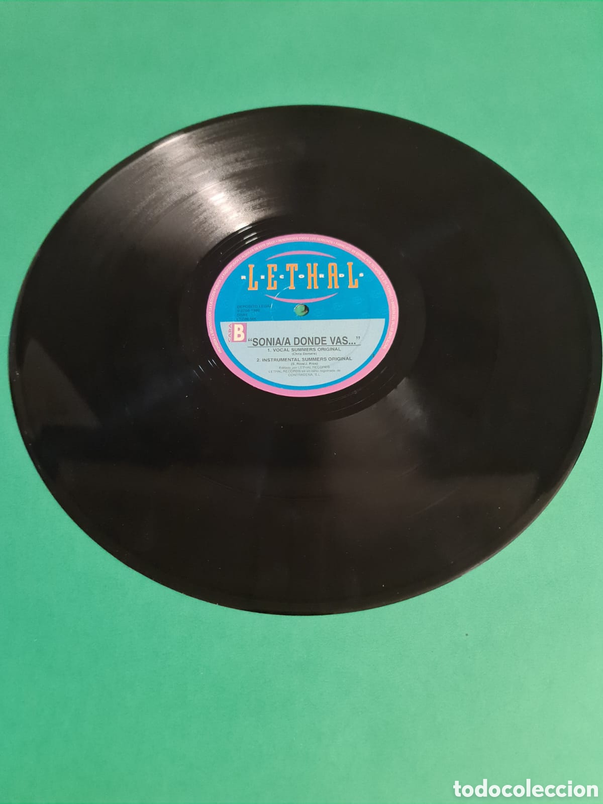 Discos de vinilo: Vinilo SONIA / A DONDE VAS... Maxi single - Foto 2