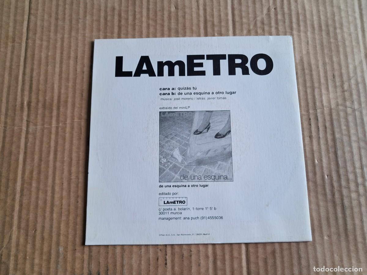 Discos de vinilo: LAMETRO - QUIZAS TU SINGLE 1987 - Foto 3