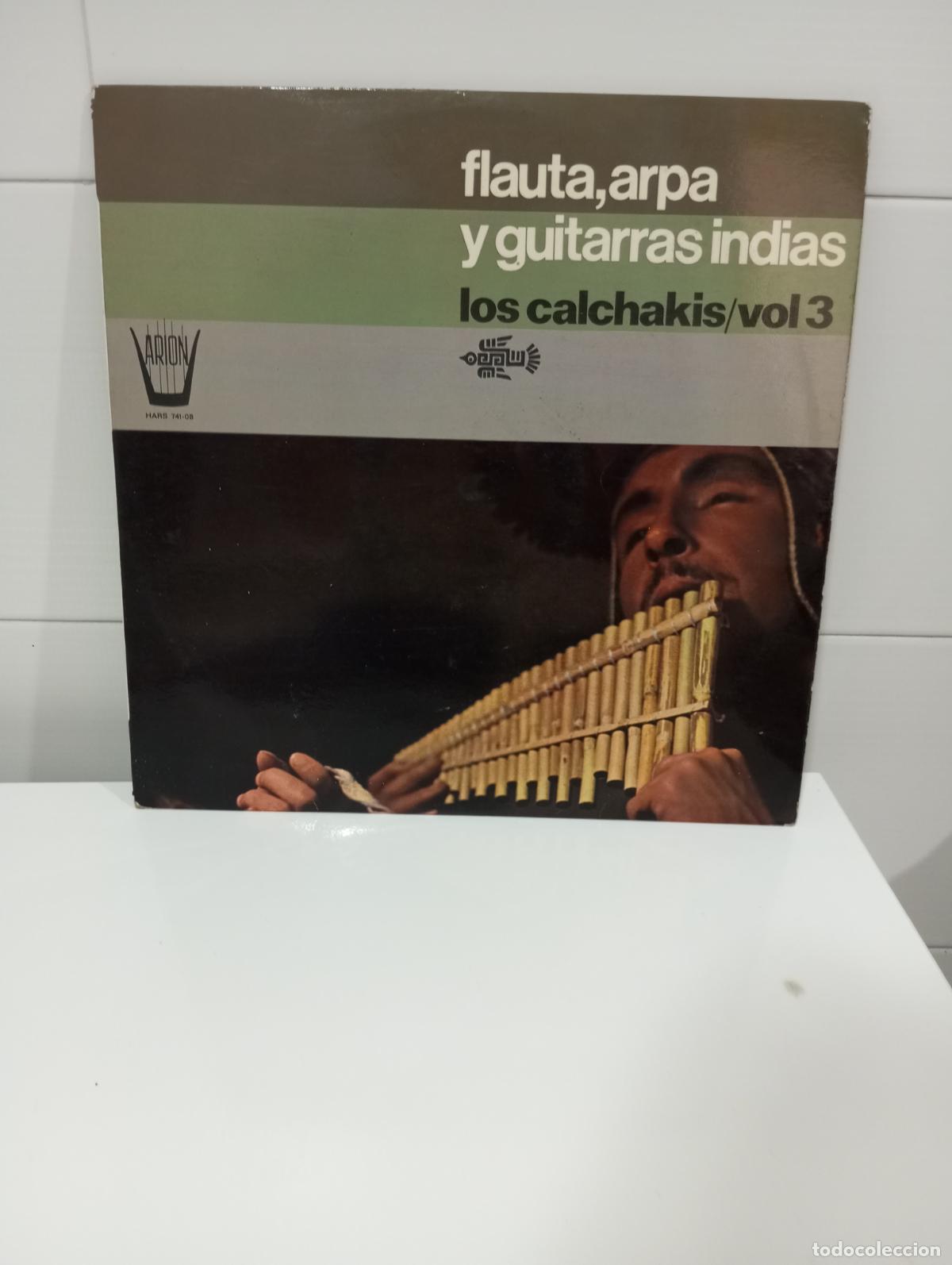 Discos de vinilo: FLAUTA ARPA Y GUITARRAS INDIAS - Foto 1