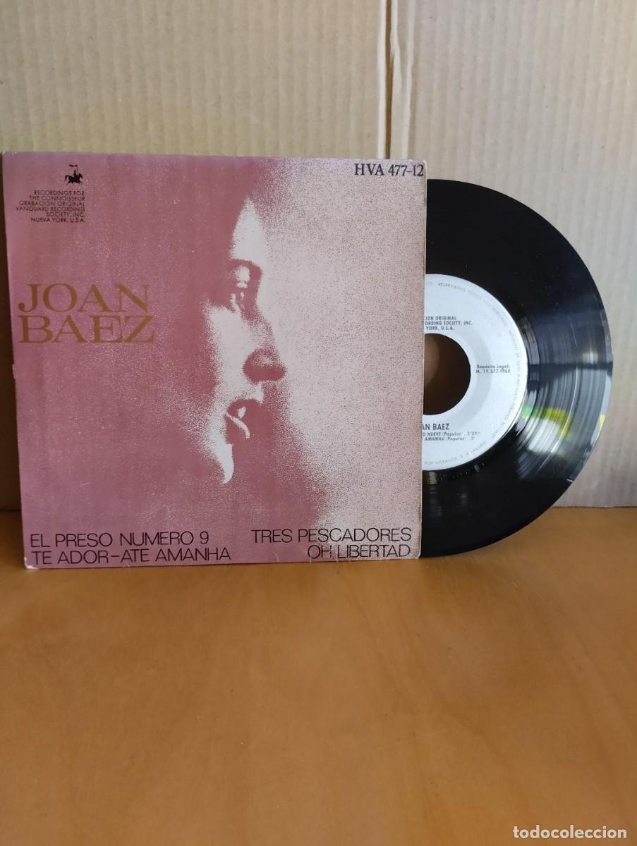Discos de vinilo: JOAN BAEZ ---- EL PRESO NUMERO NUEVE +3 - Foto 1