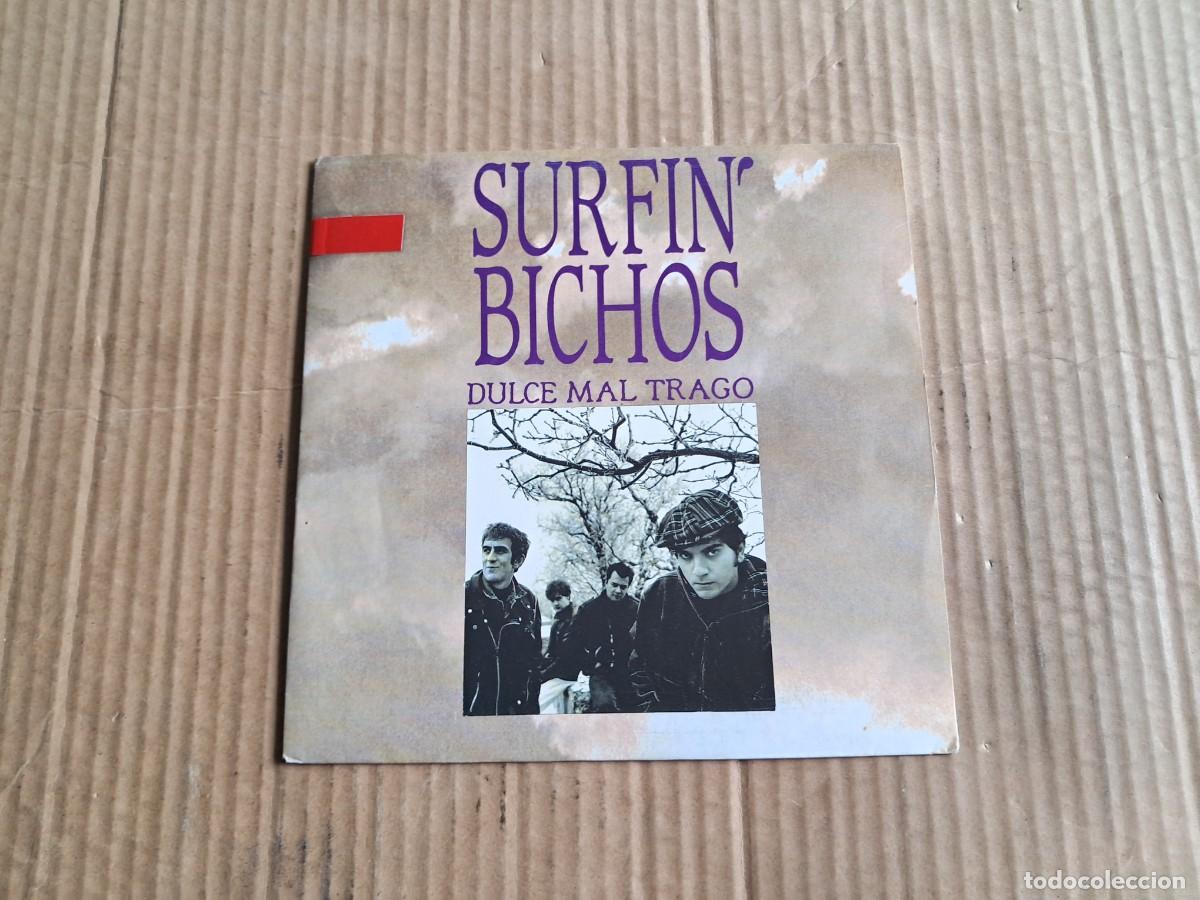 Discos de vinilo: SURFIN BICHOS - DULCE MAL TRAGO SINGLE 1991 - Foto 1
