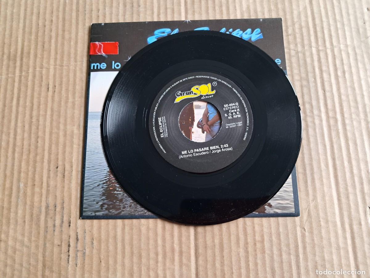 Discos de vinilo: EL ECLIPSE - ME LO PASARE BIEN SINGLE PROMOCIONAL 1991 - Foto 2