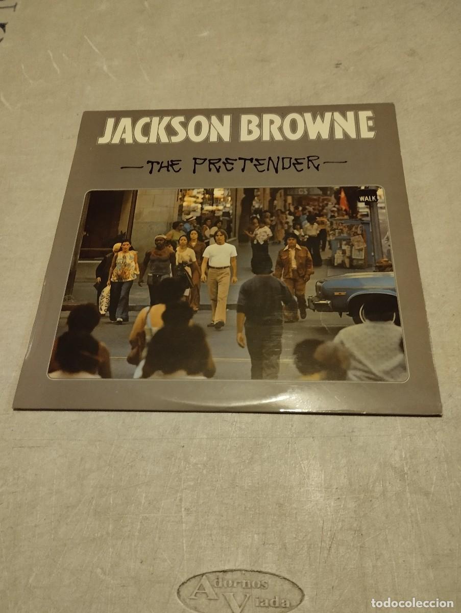 Discos de vinilo: Jackson Brown LP The Pretender Esp.1977 insert letras - Foto 1
