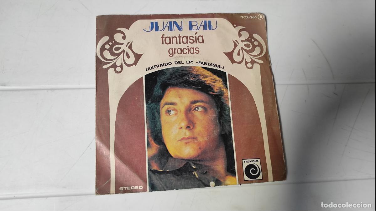 Discos de vinilo: SINGLE JUAN BAU - FANTAS&Iacute;A - Foto 1