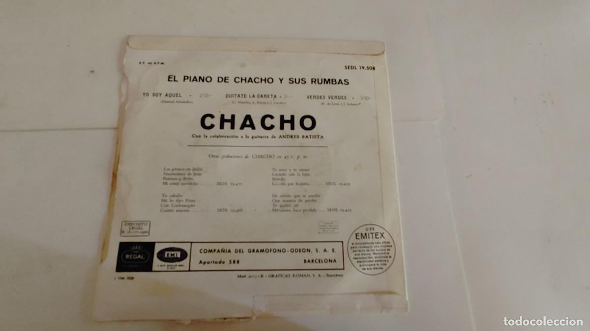 Discos de vinilo: CHACHO-EP YO SOY AQUEL +2 - Foto 2