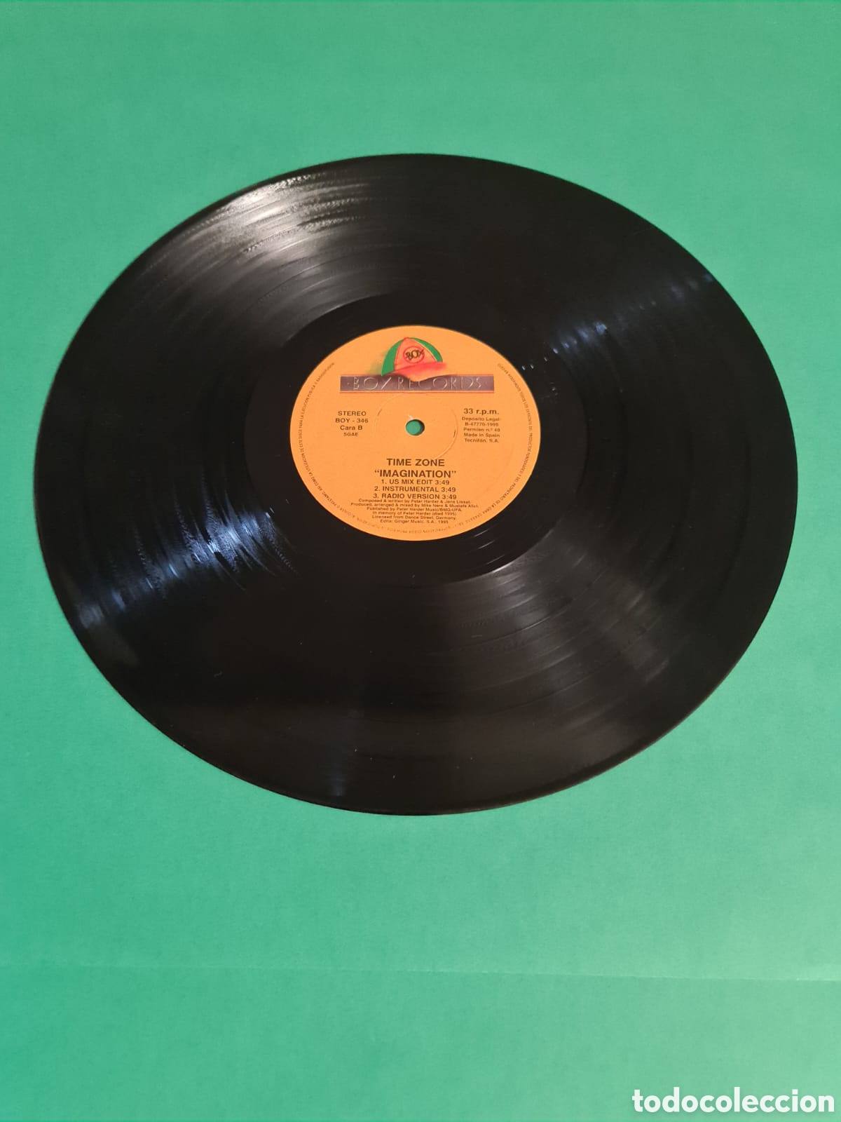 Discos de vinilo: Vinilo Time Zone &rdquo; IMAGINATION&rdquo; - Foto 3