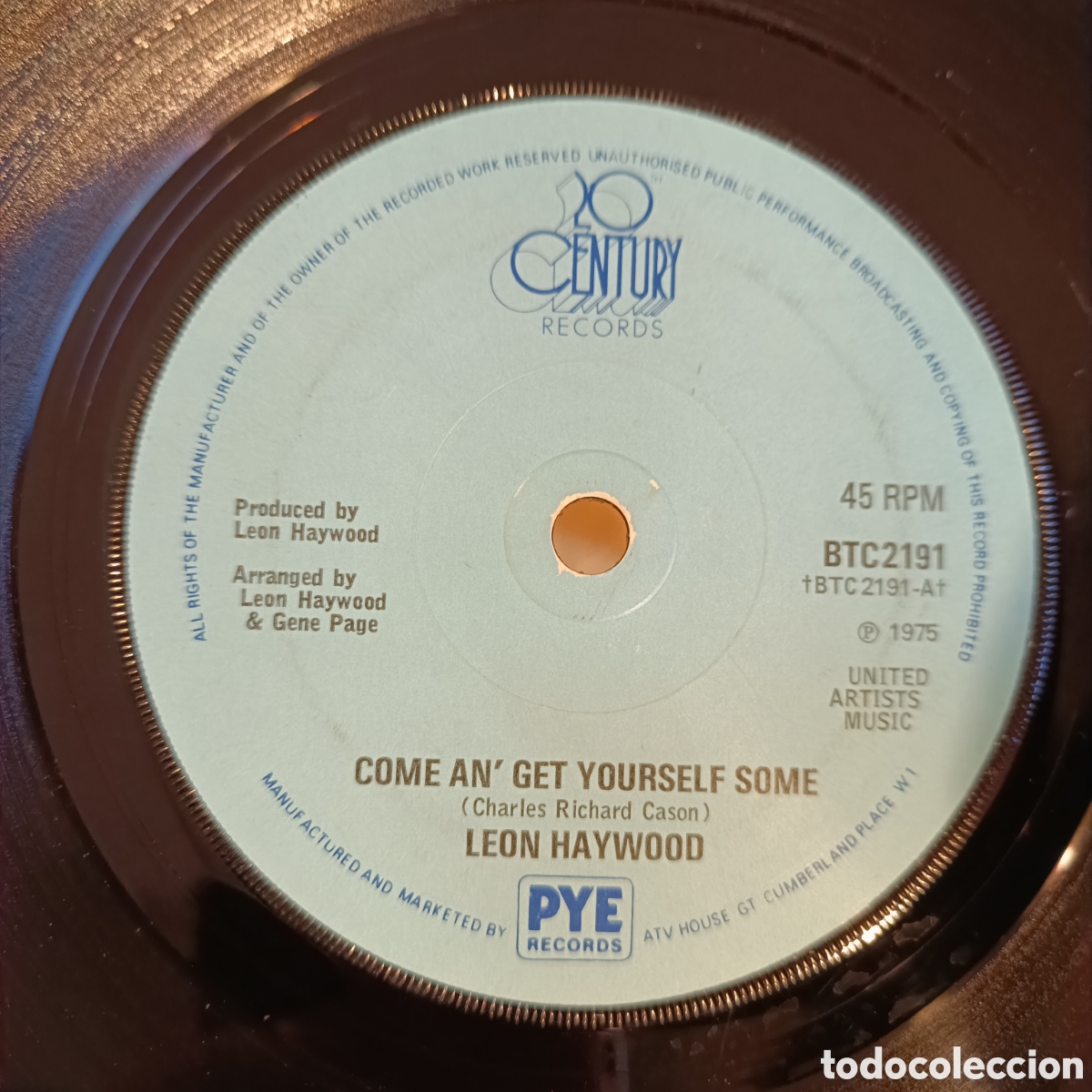 Discos de vinilo: Leon Haywood &lrm;&ndash; Come An Get Yourself Some - Foto 1