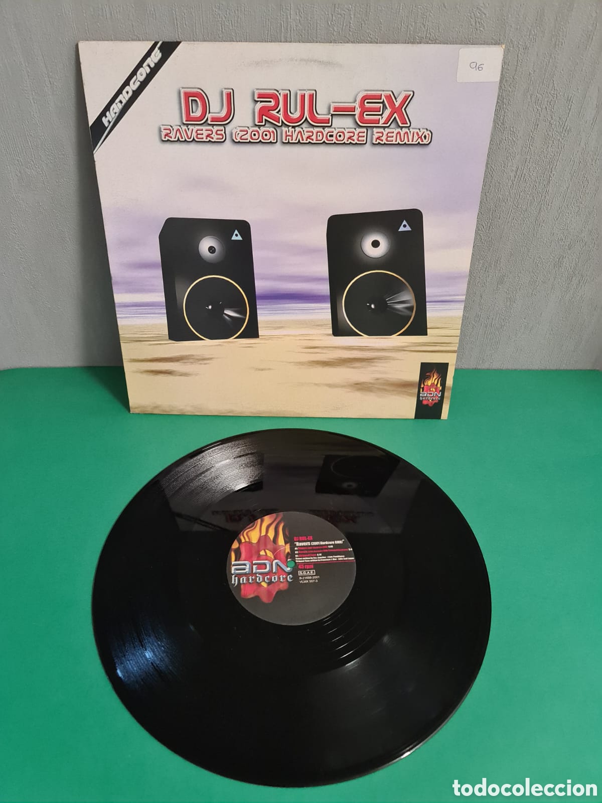 Discos de vinilo: Vinilo DJ RUL- EX. Ravers 2001. HARDCORE - Foto 2
