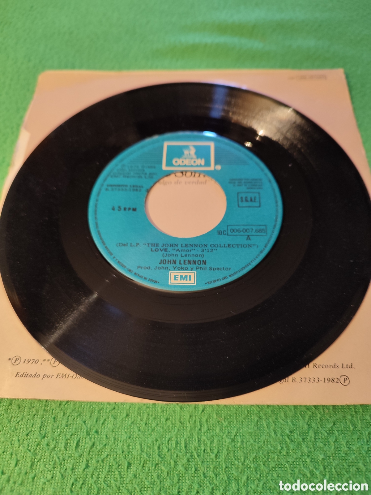 Discos de vinilo: John Lennon - Love single - Foto 3