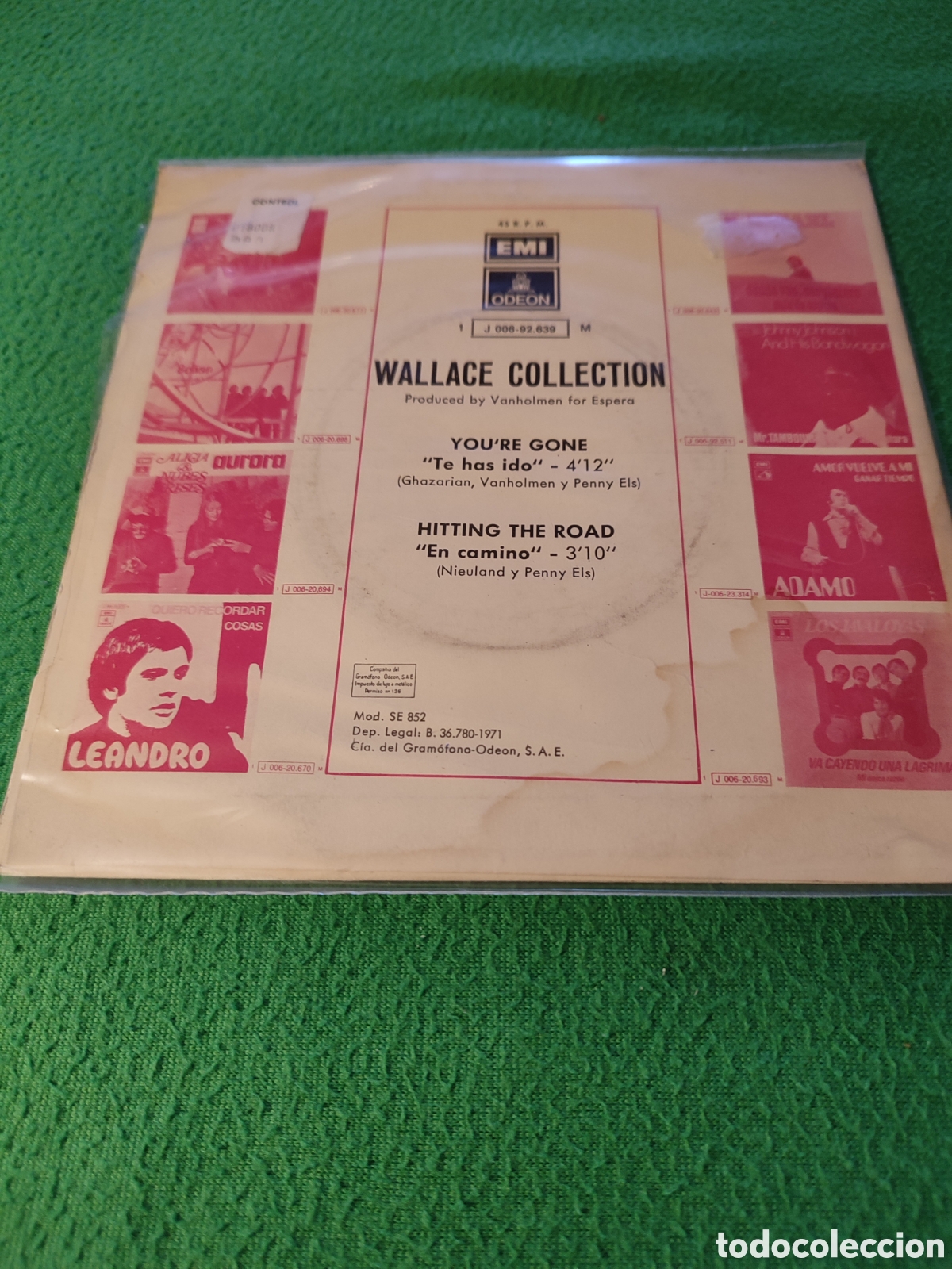 Discos de vinilo: Wallace Collection - Youre gone - Foto 2