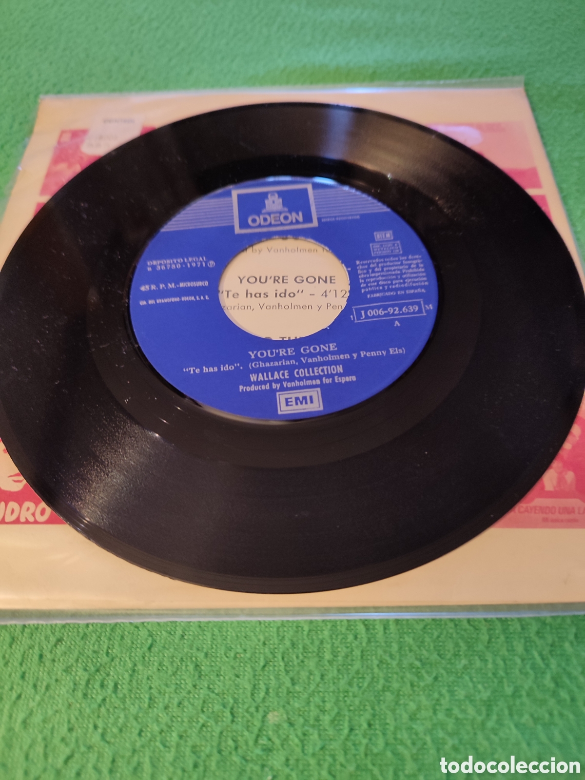 Discos de vinilo: Wallace Collection - Youre gone - Foto 3