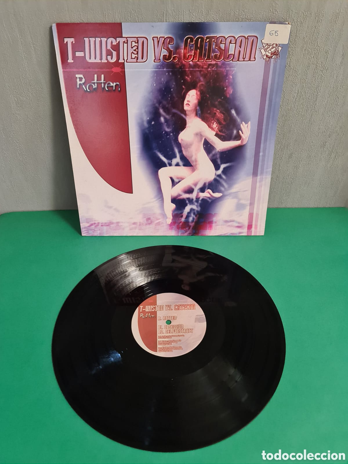 Discos de vinilo: Vinilo T-WISTED VS.CATSCAN. Rotten. - Foto 2