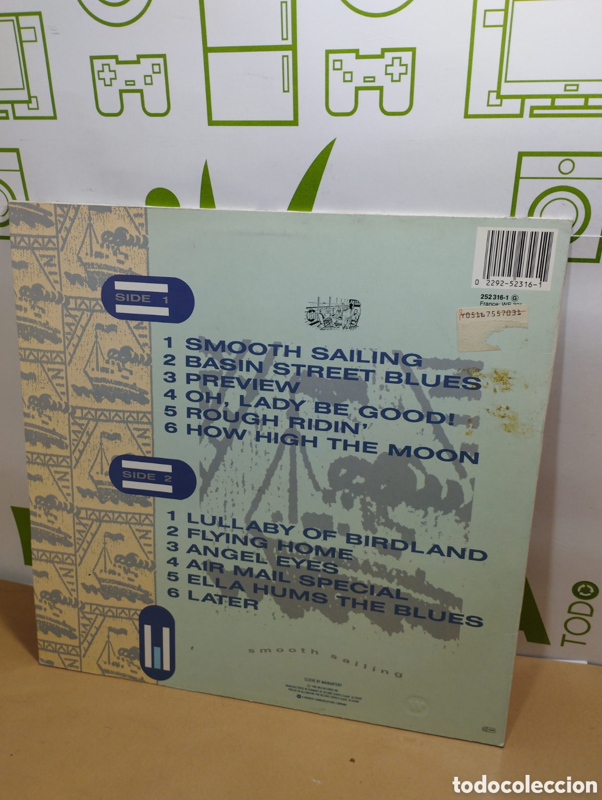 Discos de vinilo: Ella Fitzgerald. Smooth Sailing. Lp - Foto 2