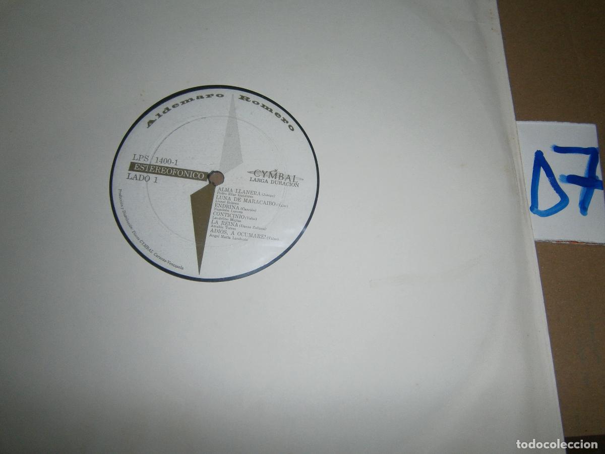 Discos de vinilo: ANTIGUO LP VINILO - ALDEMARO ROMERO - Foto 1