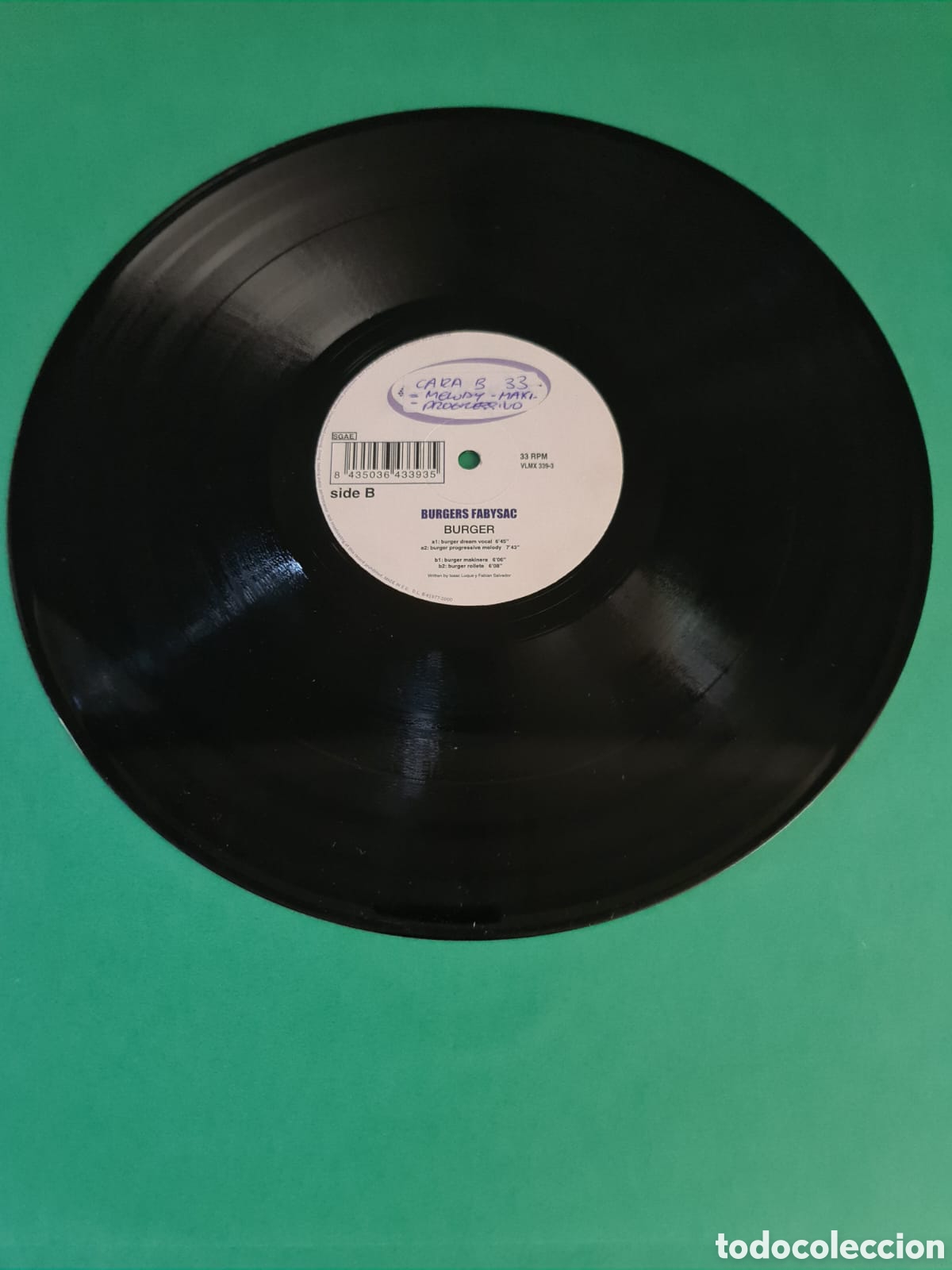 Discos de vinilo: Vinilo Burgers Fabysac- Burger. - Foto 3