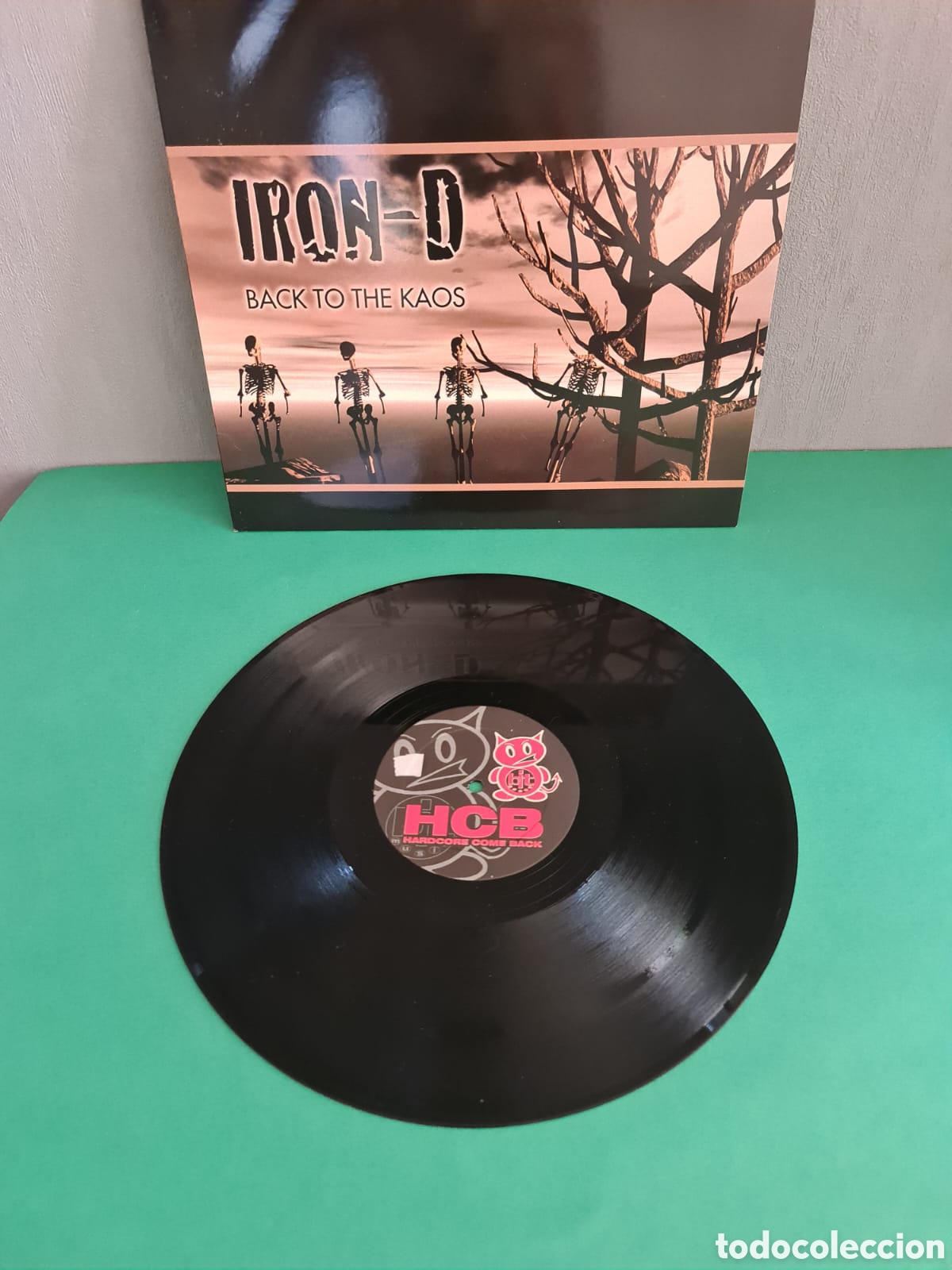 Discos de vinilo: Vinilo IRON- D. BACK TO THE KAOS. - Foto 2