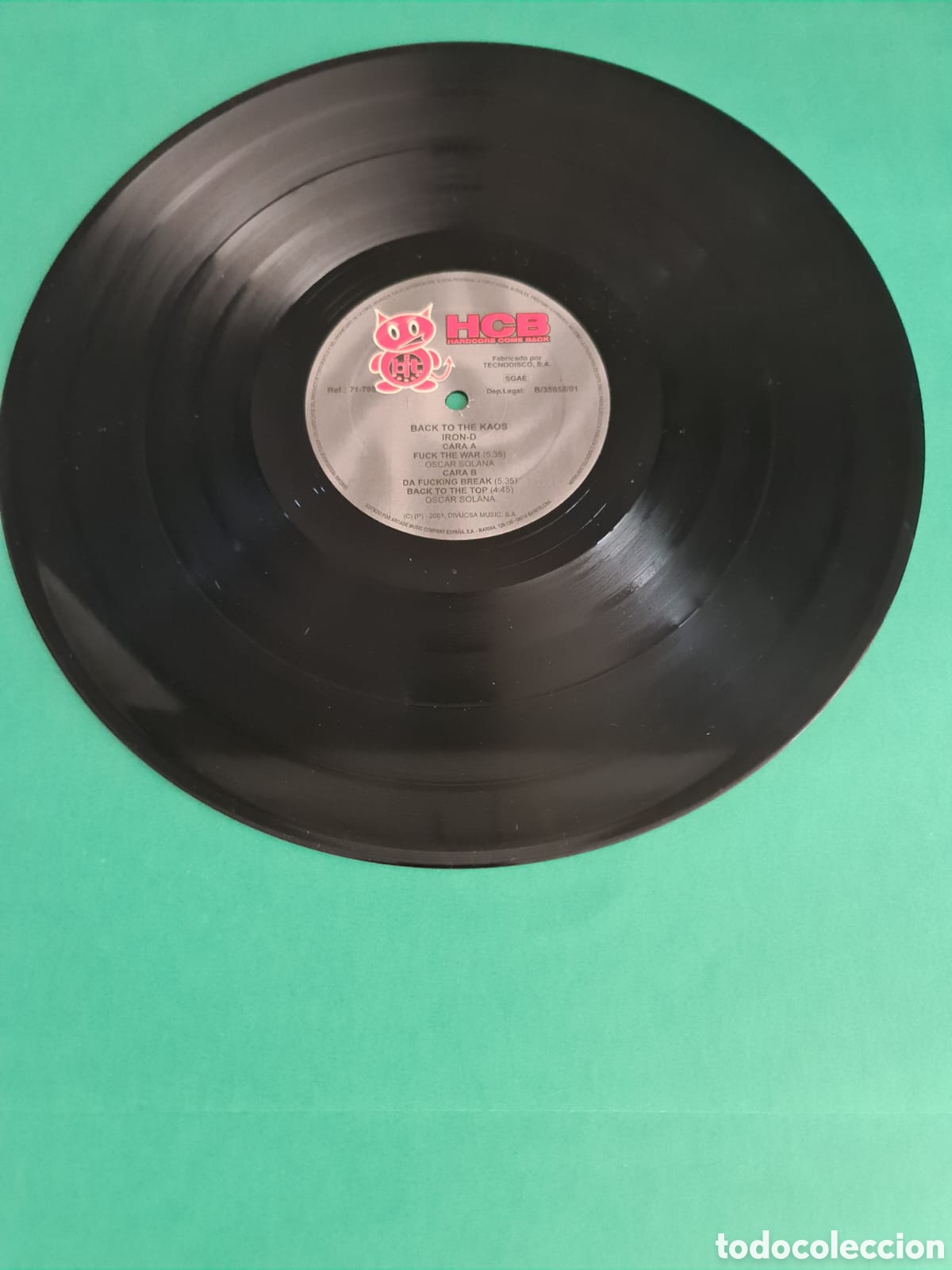 Discos de vinilo: Vinilo IRON- D. BACK TO THE KAOS. - Foto 3