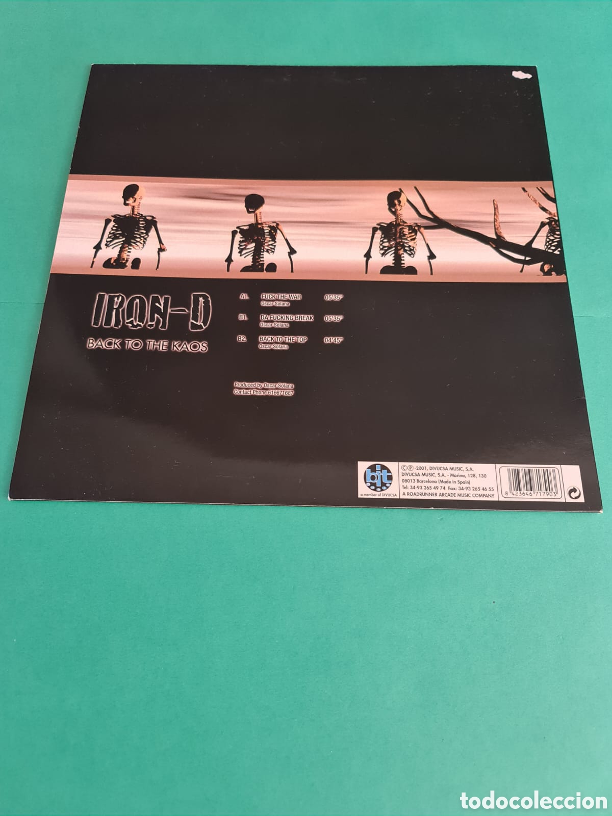 Discos de vinilo: Vinilo IRON- D. BACK TO THE KAOS. - Foto 5