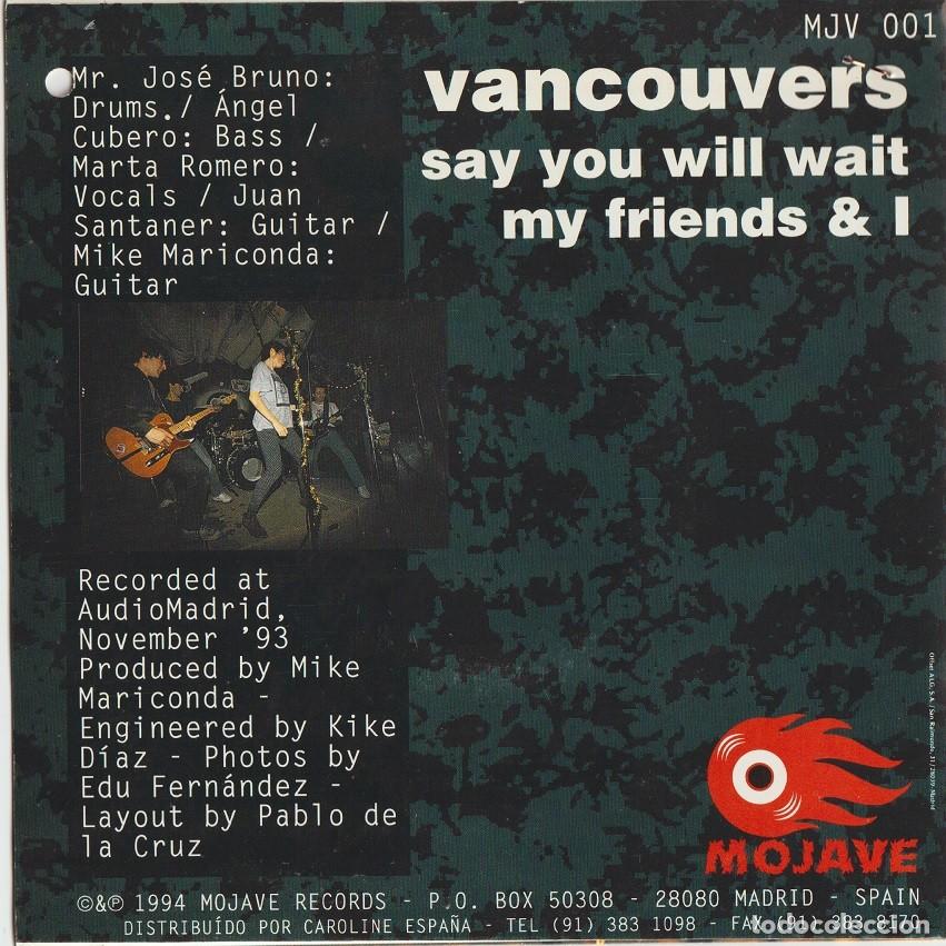 Discos de vinilo: Vancouvers &ndash; Say You Will Wait - Foto 2
