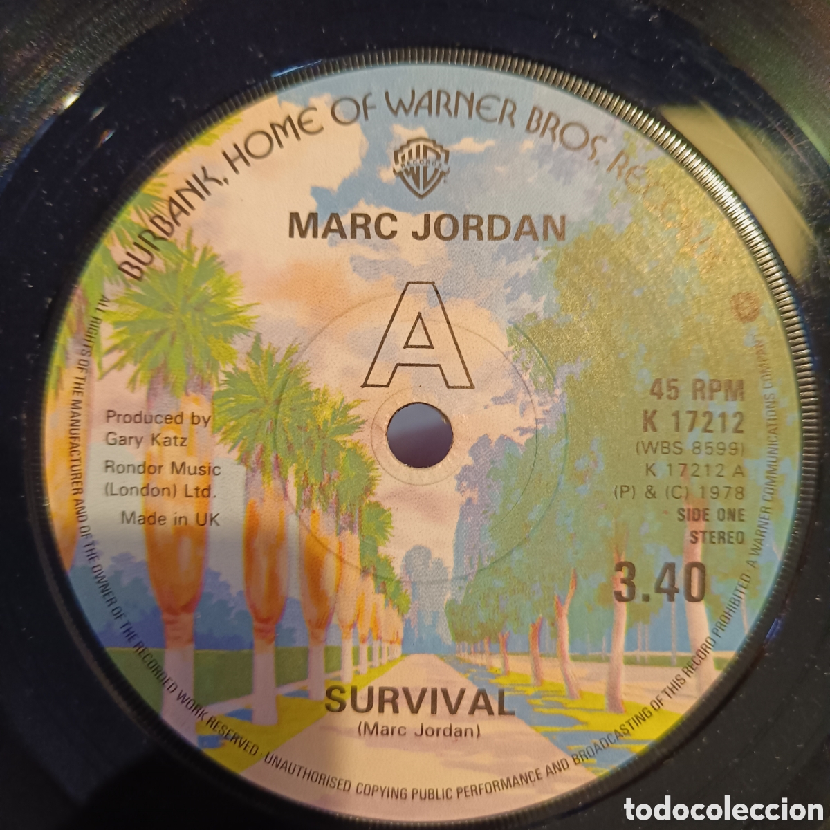 Discos de vinilo: Marc Jordan &ndash; Survival - Foto 1