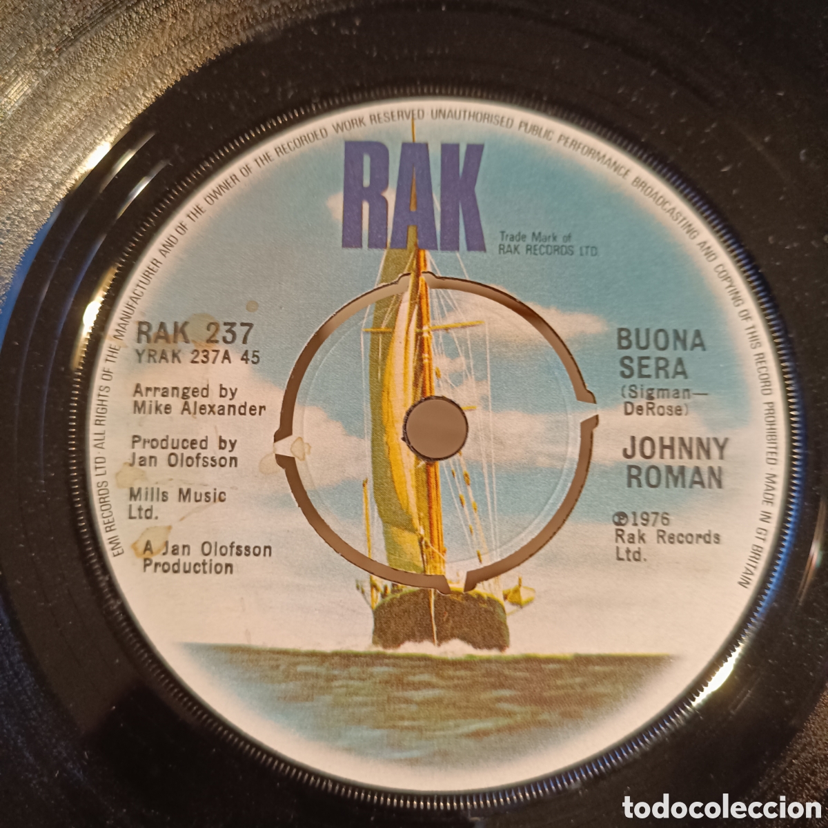Discos de vinilo: Johnny Roman &ndash; Buona Sera - Foto 1