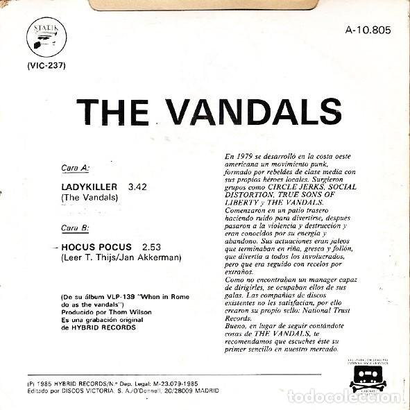 Discos de vinilo: Vandals &ndash; Ladykiller - Foto 2