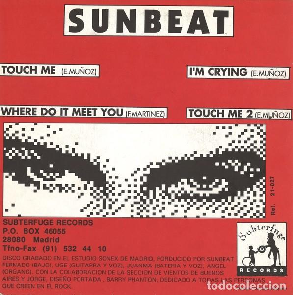 Discos de vinilo: Sunbeat &ndash; Touch Me - EP. - Garage Rock, Mod - Foto 1