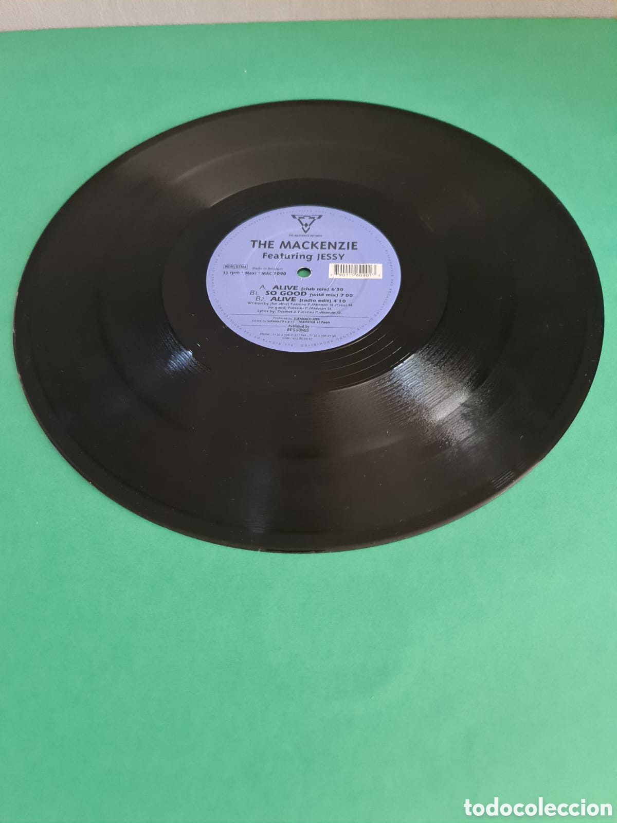 Discos de vinilo: Vinilo The Mckenzie Feat. Jessica- Alive. - Foto 3