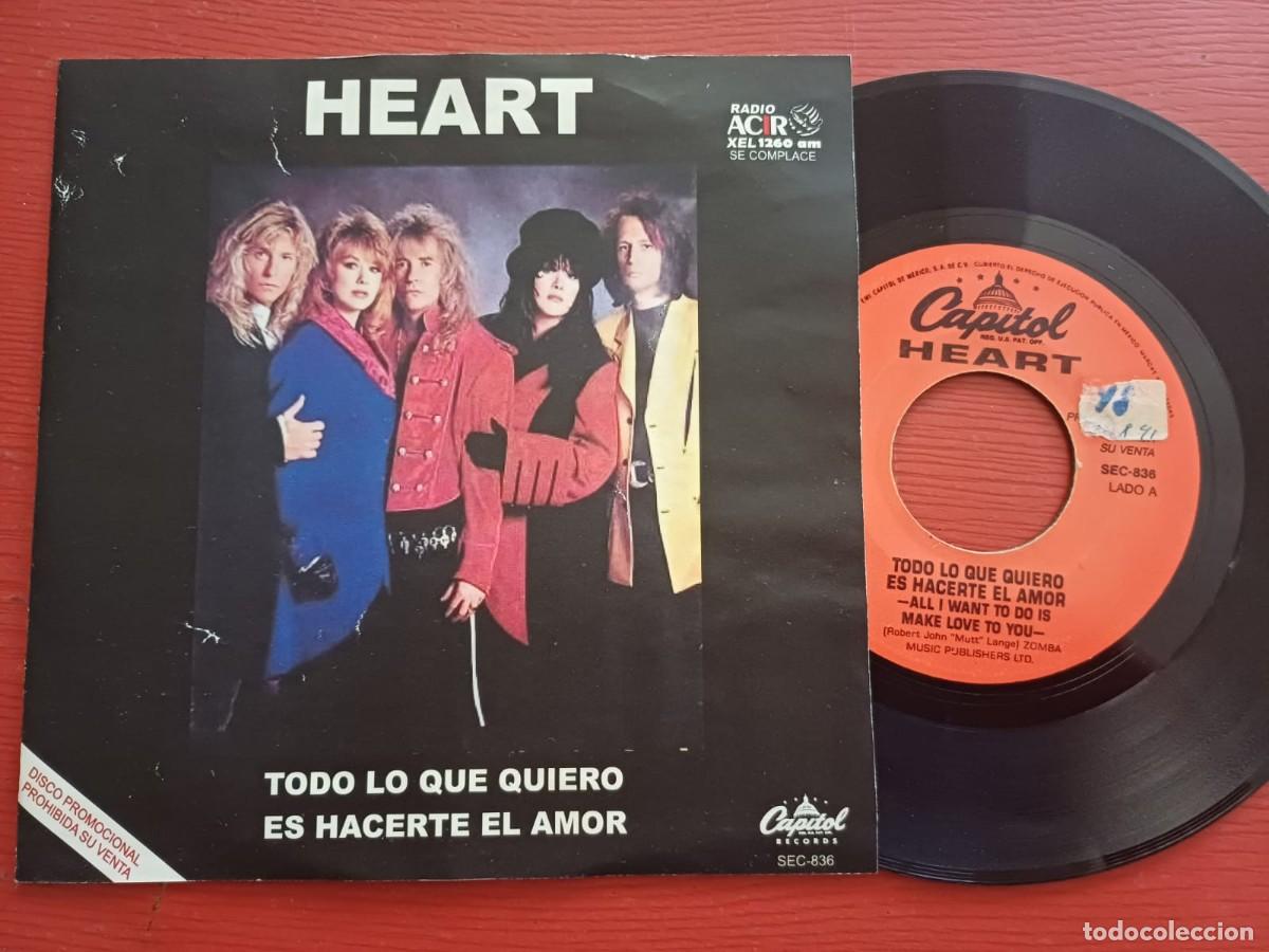 Dischi in vinile: Heart-all i want to do is make love to you-7&rdquo;Mexico Single-Capitol