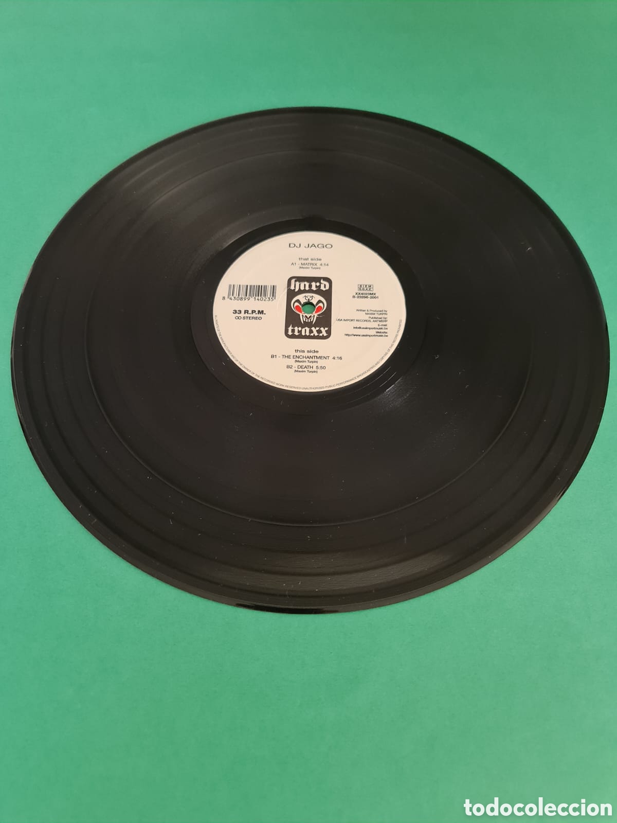 Discos de vinilo: DJ JAGO &rdquo; MATRIH&rdquo; hard traxx - Foto 4