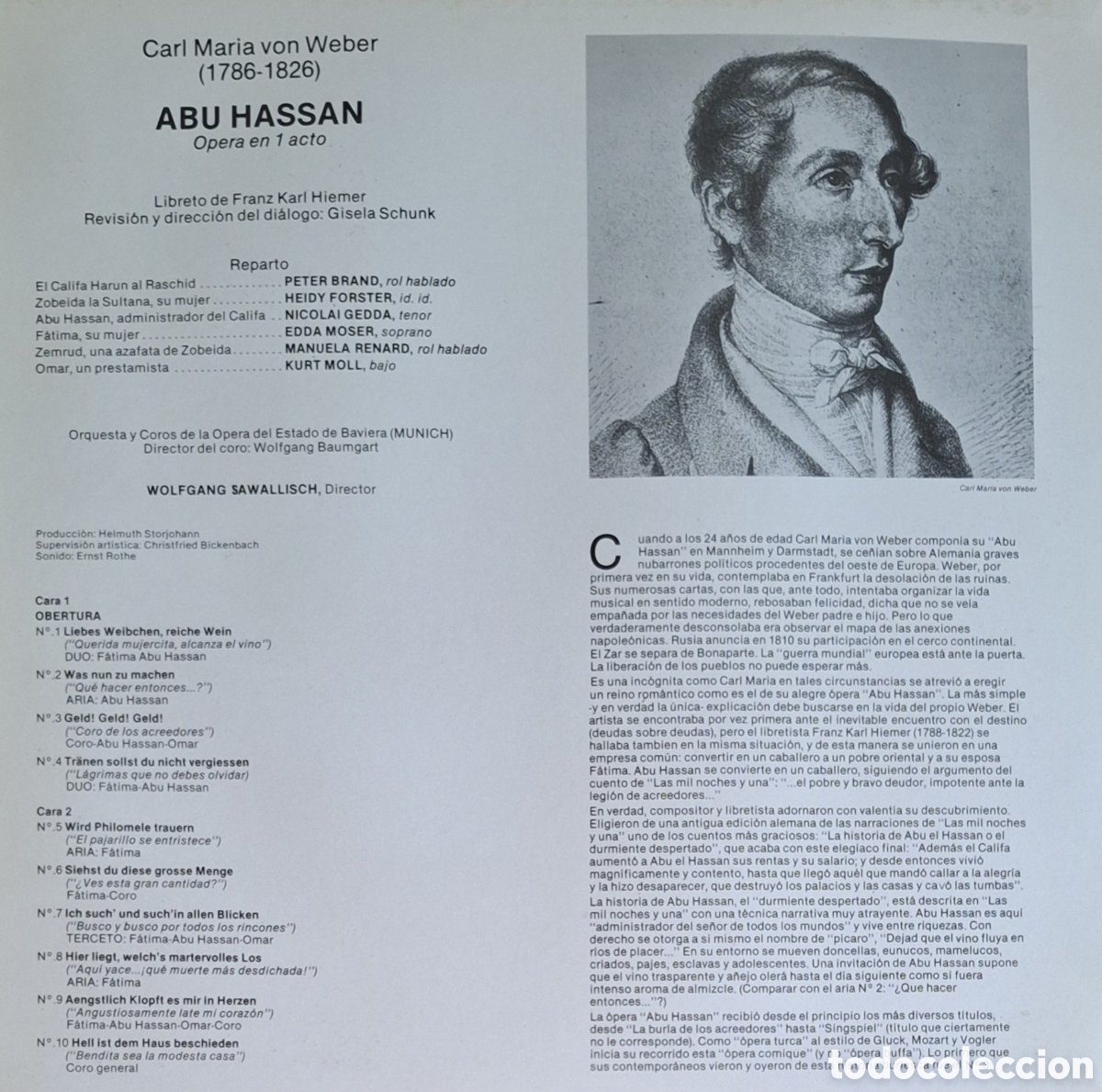 Discos de vinilo: Abu Hassan. von Weber - Foto 2
