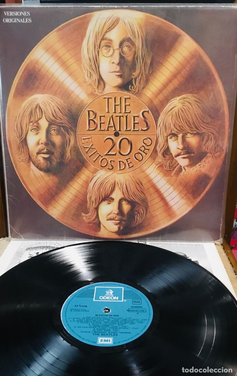 Discos de vinilo: THE BEATLES - 20 EXITOS DE ORO, LP edic Spain 1979 - Foto 1