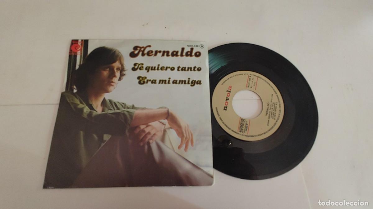 Discos de vinilo: HERNALDO-SINGLE TE QUIERO TANTO - Foto 1