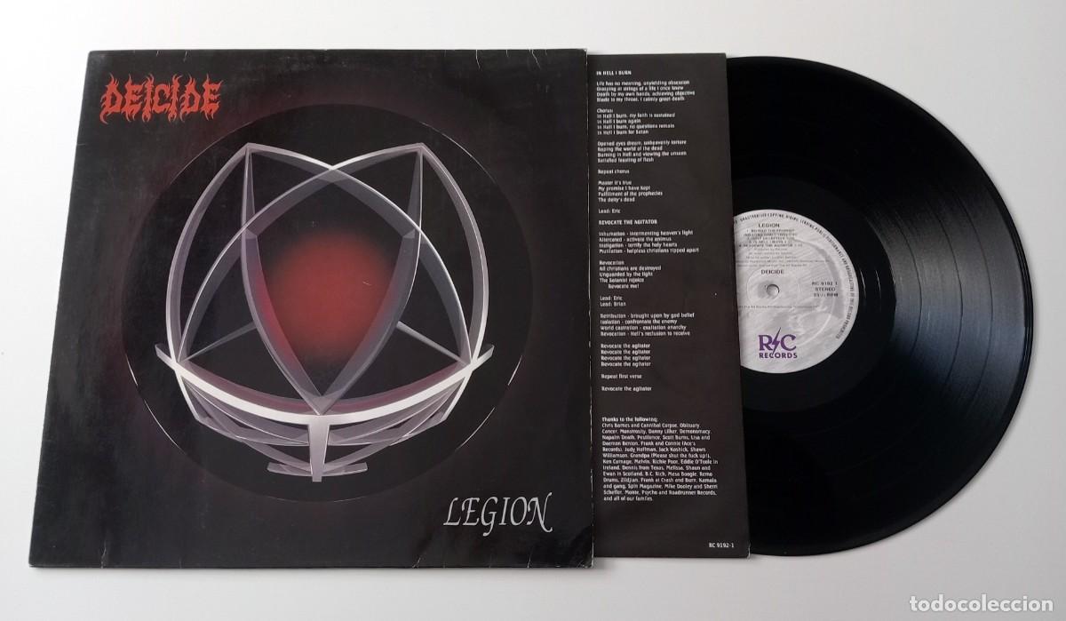 Discos de vinilo: LP DEICIDE - LEGION (1992) - Foto 3