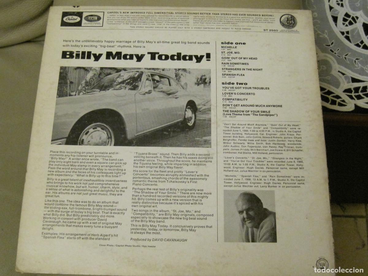 Discos de vinilo: BILLY MAY AND HIS ORCHESTRA - BILLY MAY TODAY! - Foto 2