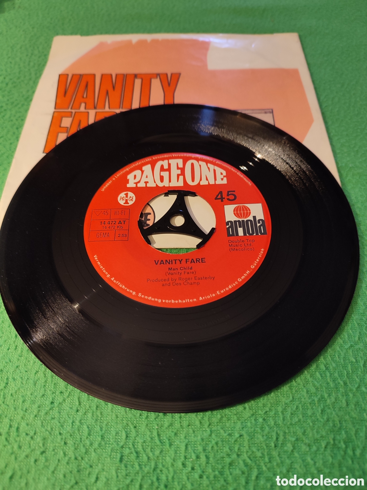 Discos de vinilo: Vanity Fare - Hitchin a ride - Foto 2