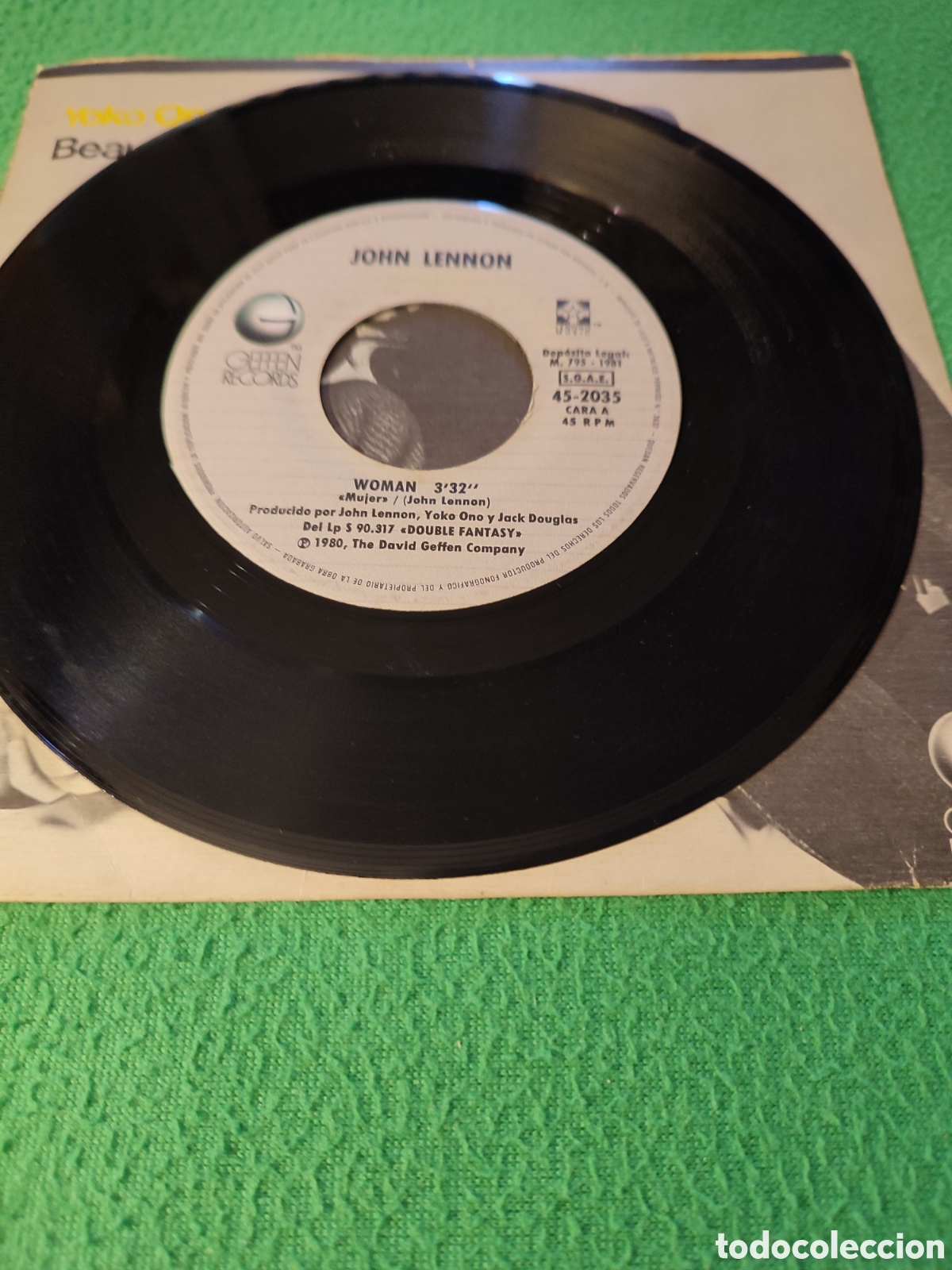 Discos de vinilo: John Lennon - Woman single - Foto 3