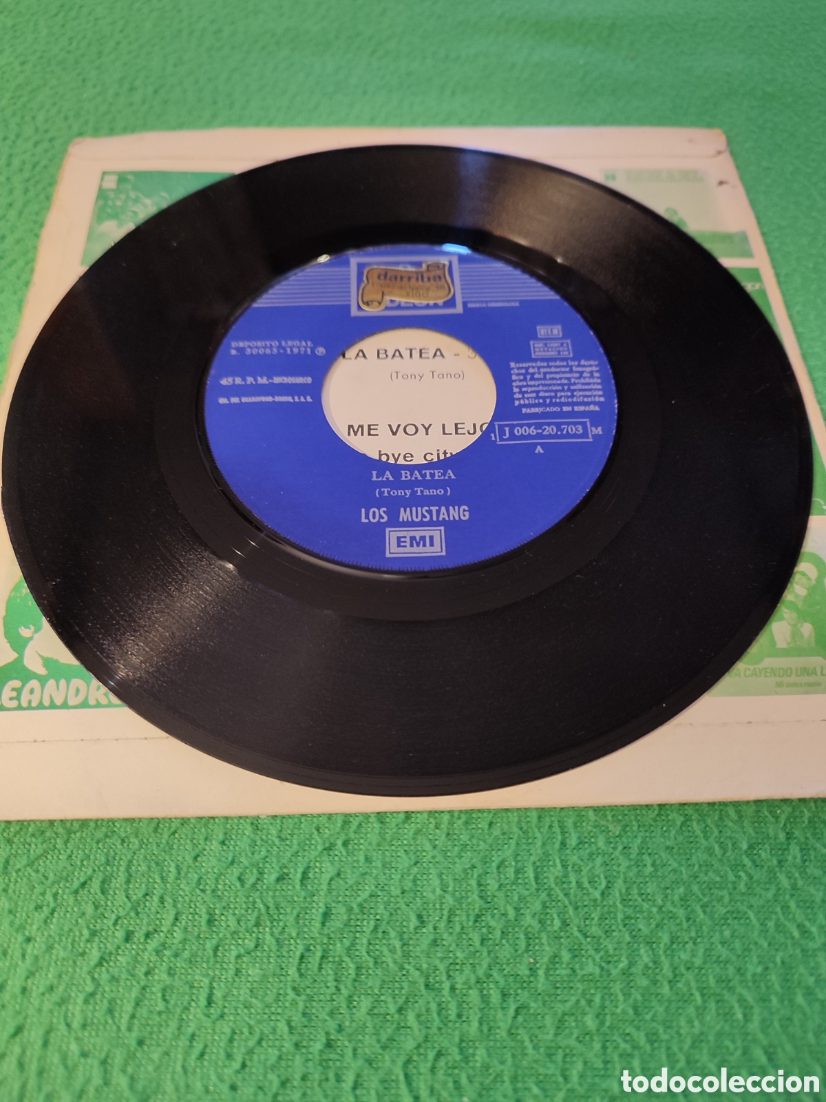 Discos de vinilo: Los Mustang - La batea single - Foto 3