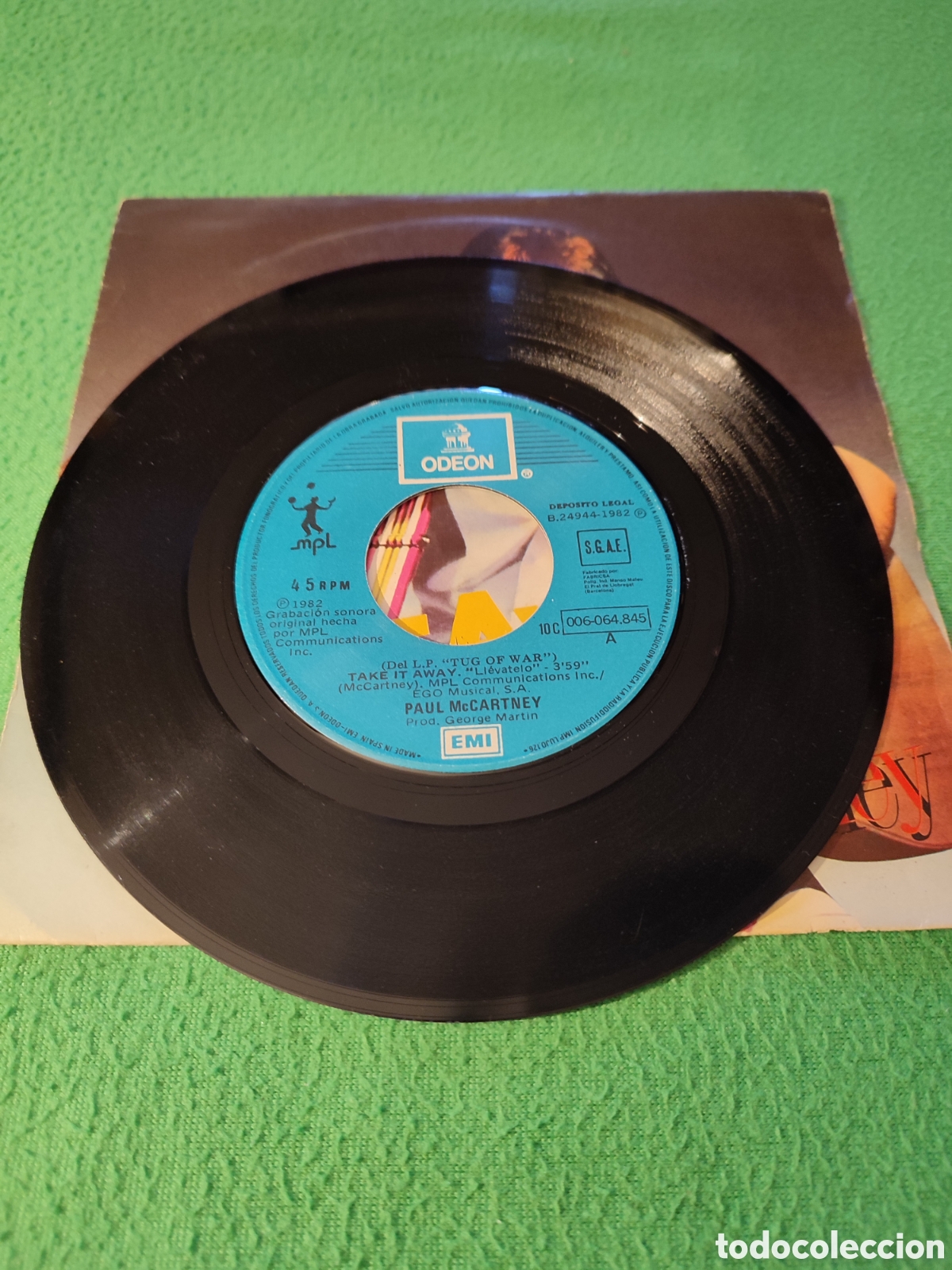 Discos de vinilo: Paul Mccartney - Ll&eacute;vatelo ( Take It away) - Foto 3